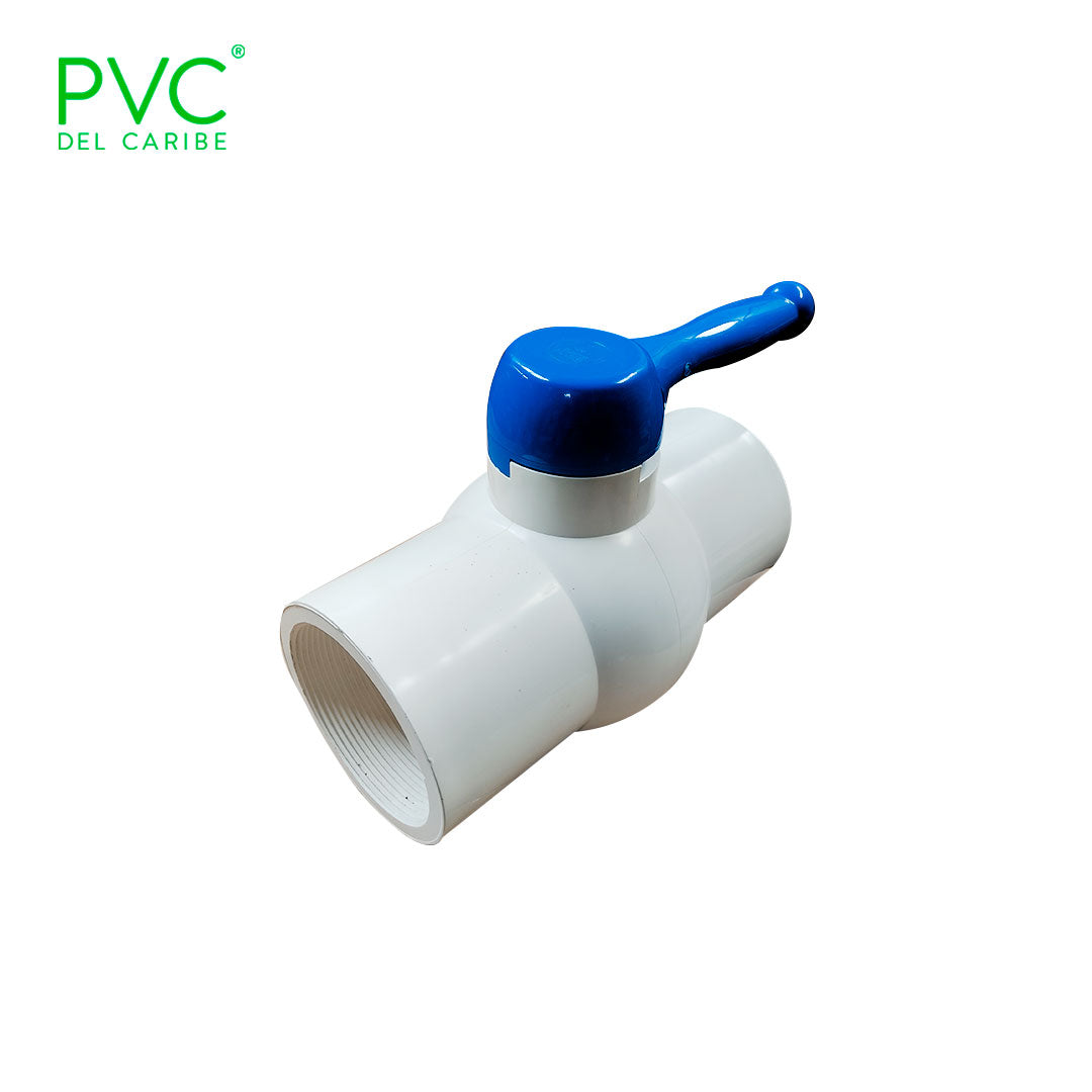 VALVULA BOLA PVC ROSCA